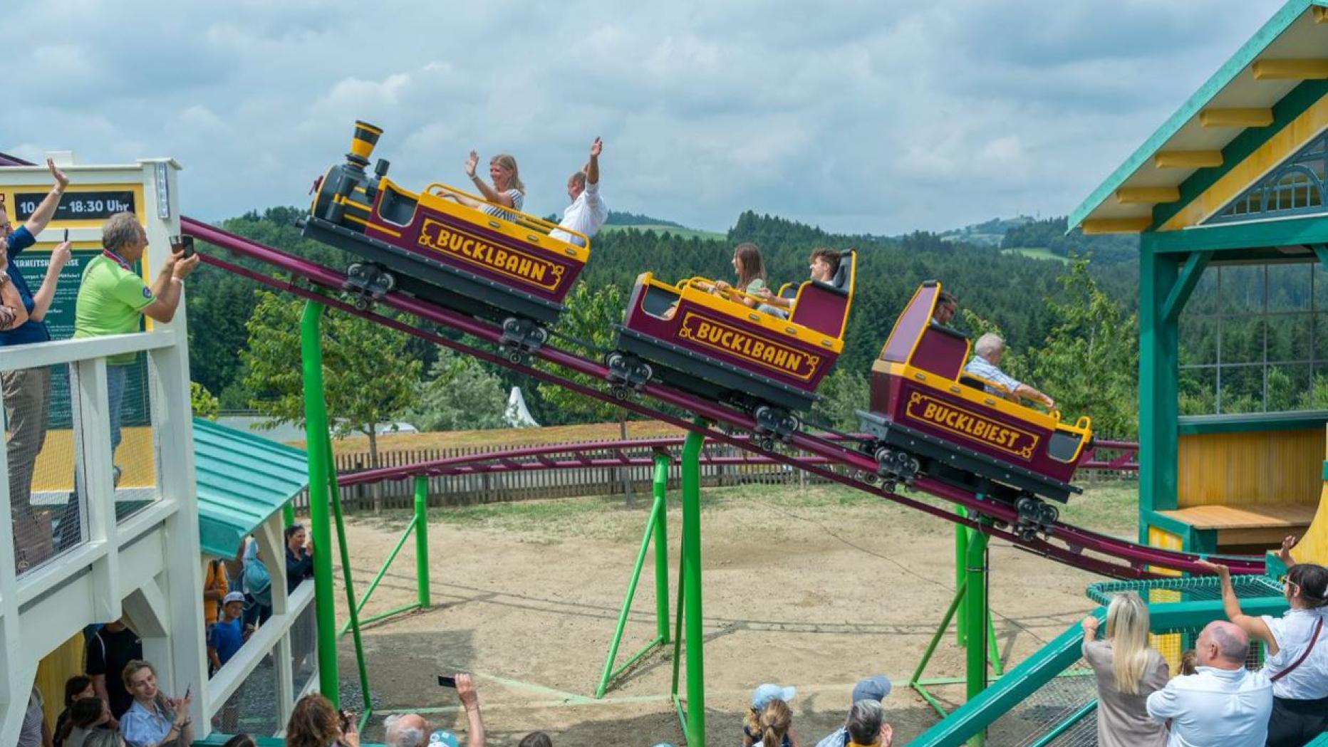 erste Achterbahn Niederösterreichs ist eröffnet