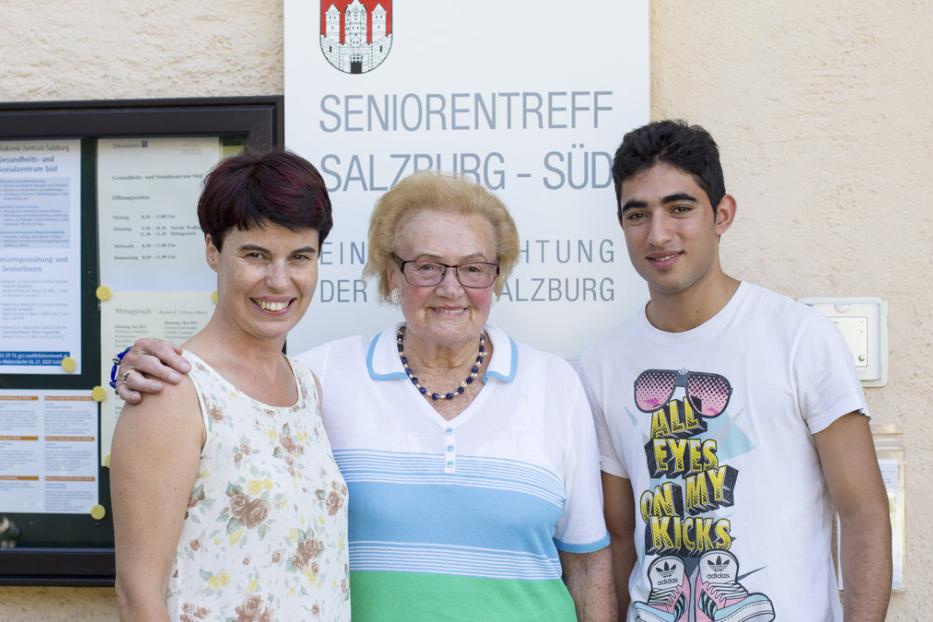Fawad Mohammadi arbeitet freiwillig im Seniorentreff der Diakonie