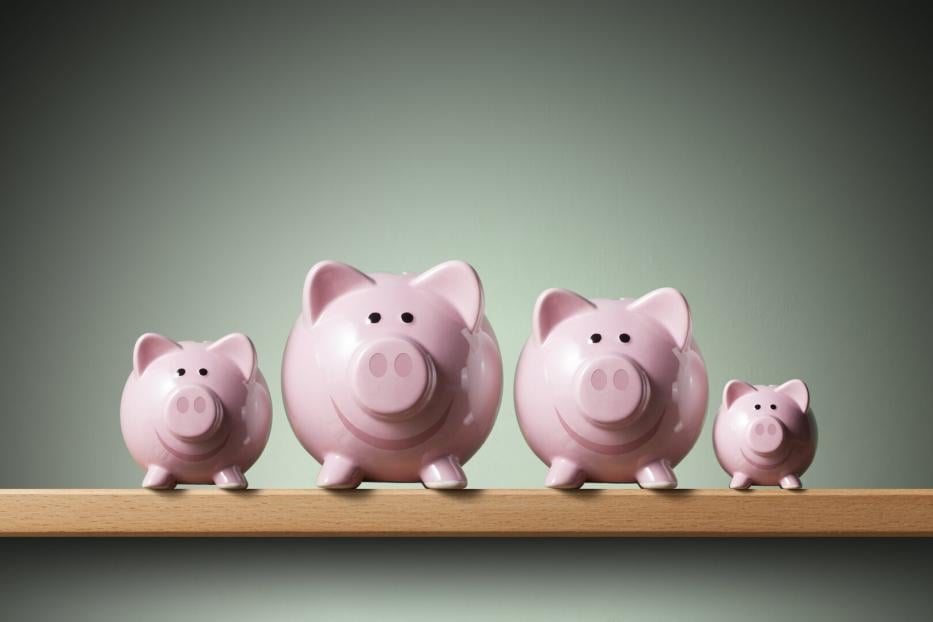 Sparschweine als Symbol für die Zahlung der Mieter und Wohnungseigentümer in die Rücklage und den Erhalts- und Verbesserungsbeitrag
