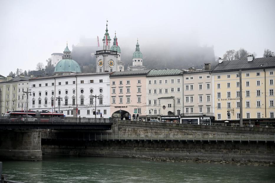 Graue Aussichten: Bei 1415 liegt die Sieben-Tage-Inzidenz aktuell in Salzburg Stadt.