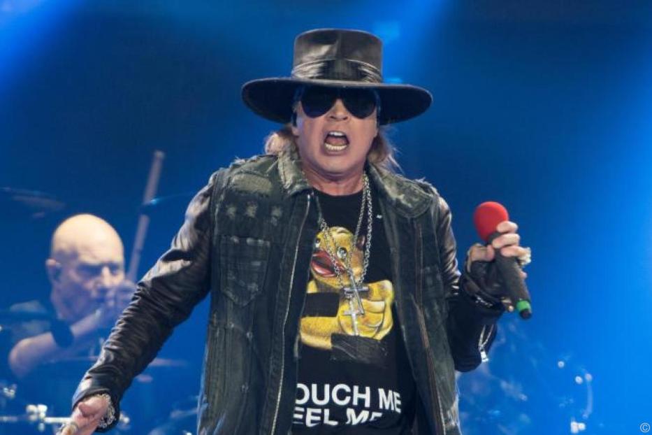 Axl Rose erzielte mit seiner Band Legendenstatus