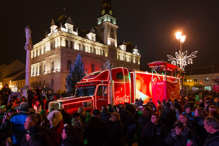 Der Coca Cola Weihnachtstruck ist 2022 wieder in Österreich unterwegs.