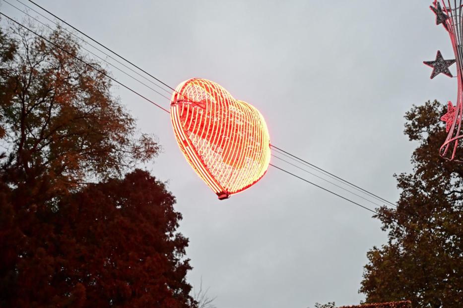 Herzerlflug am Wiener Christkindlmarkt