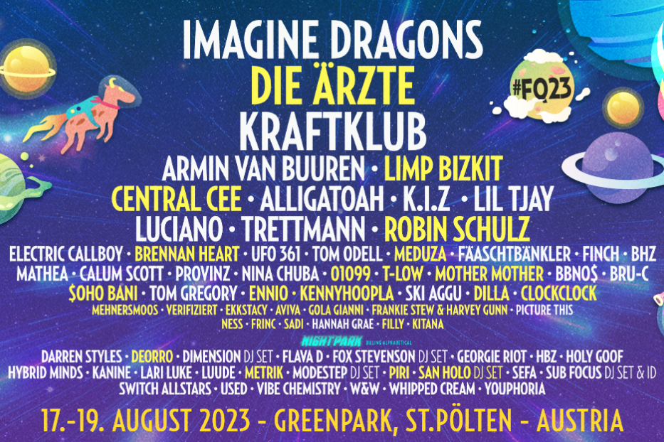 Die Ärzte sind am Frequency 2023 dabei.