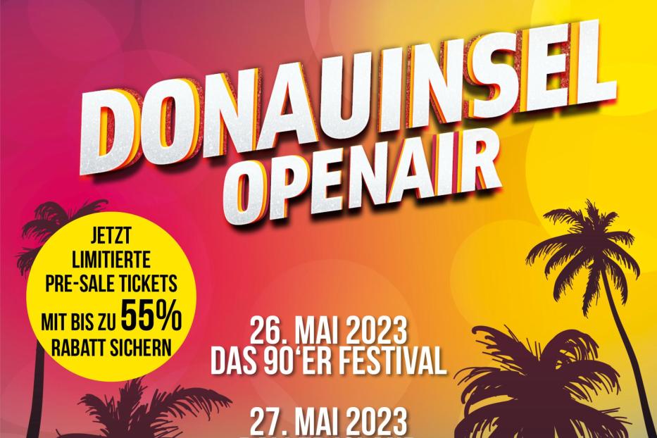 Neue Festivalformate im Sommer auf der Wiener Donauinsel.