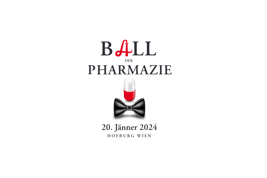 Logo für den Ball der Pharmazie am 20. Jänner 2024 in der Hofburg Wien.