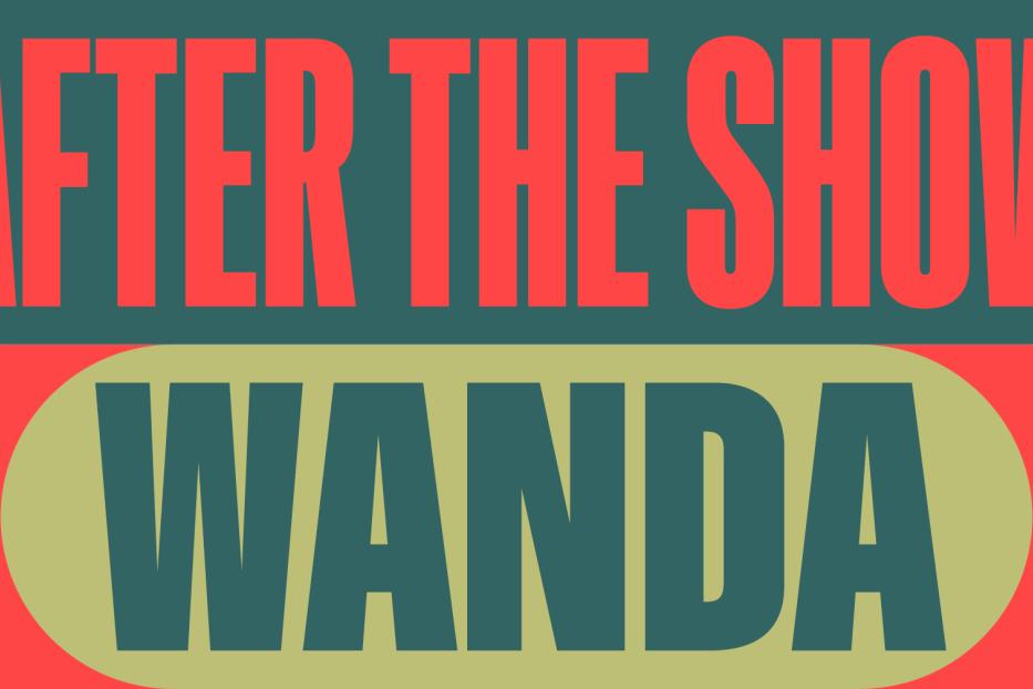 Das farbenfrohe Poster wirbt für „After the Show: Wanda“.