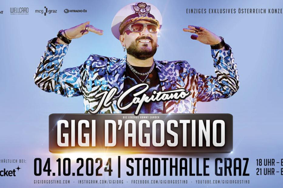 Gigi D'Agostino gibt Konzert in Österreich