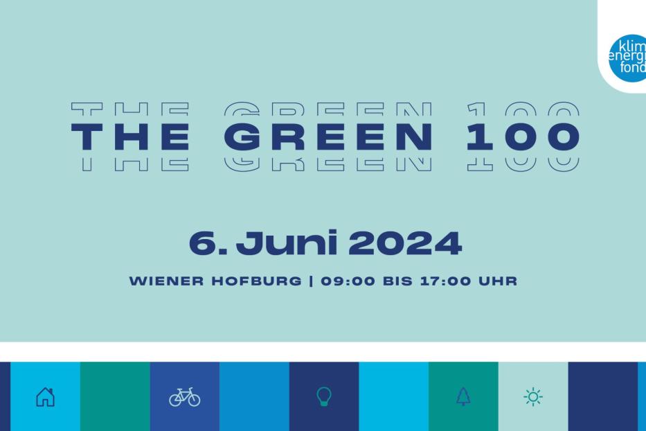 Werbung für „The Green 100“ am 6. Juni 2024 in der Wiener Hofburg.