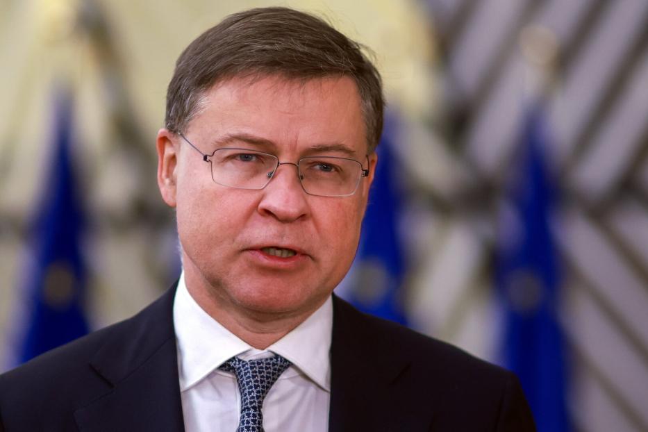 EU-Wirtschaftskommissar Valdis Dombrovskis