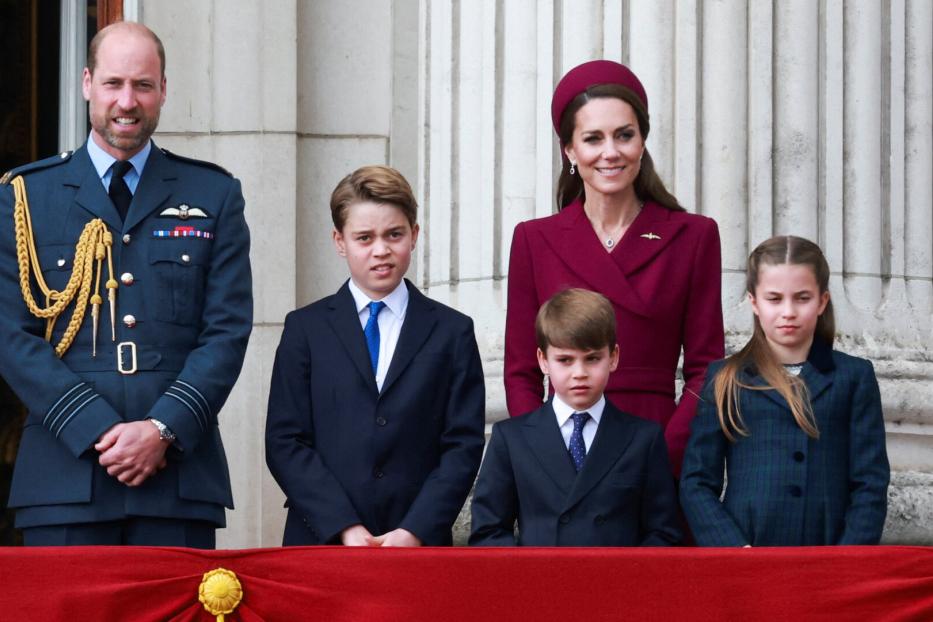 Prinz William und Prinzessin Kate mit ihren Kindern George, Louis und Charlotte