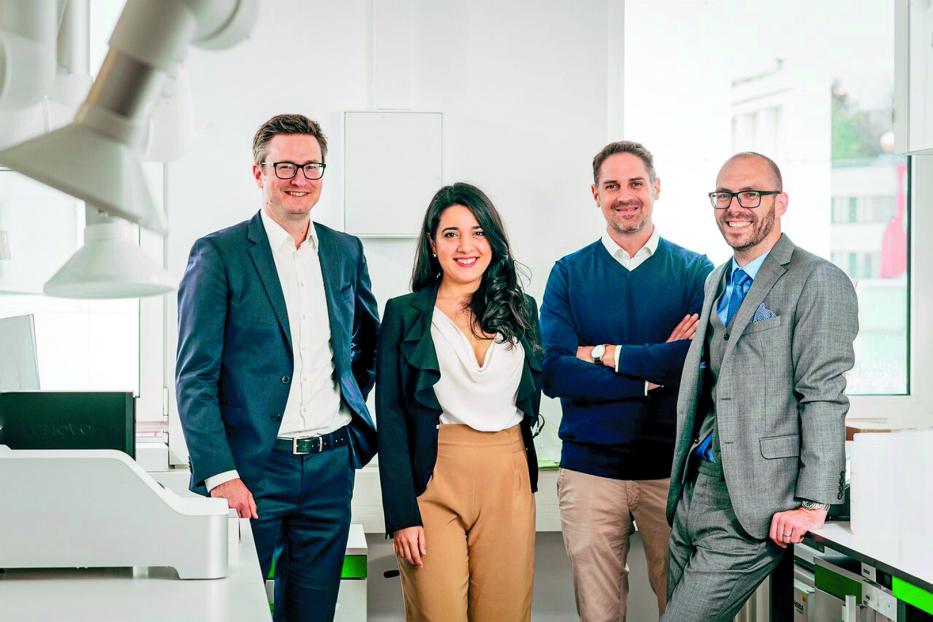 Team des Wiener Biotechnologie-Start-up Cutanos