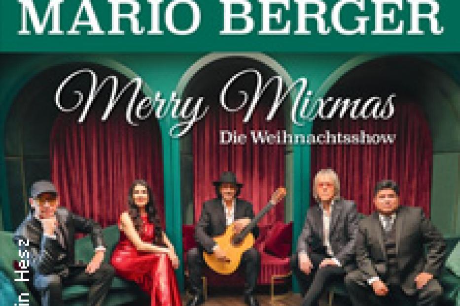 Das Ensemble „Insieme“ und Mario Berger präsentieren ihre Weihnachtsshow „Merry Mixmas“.