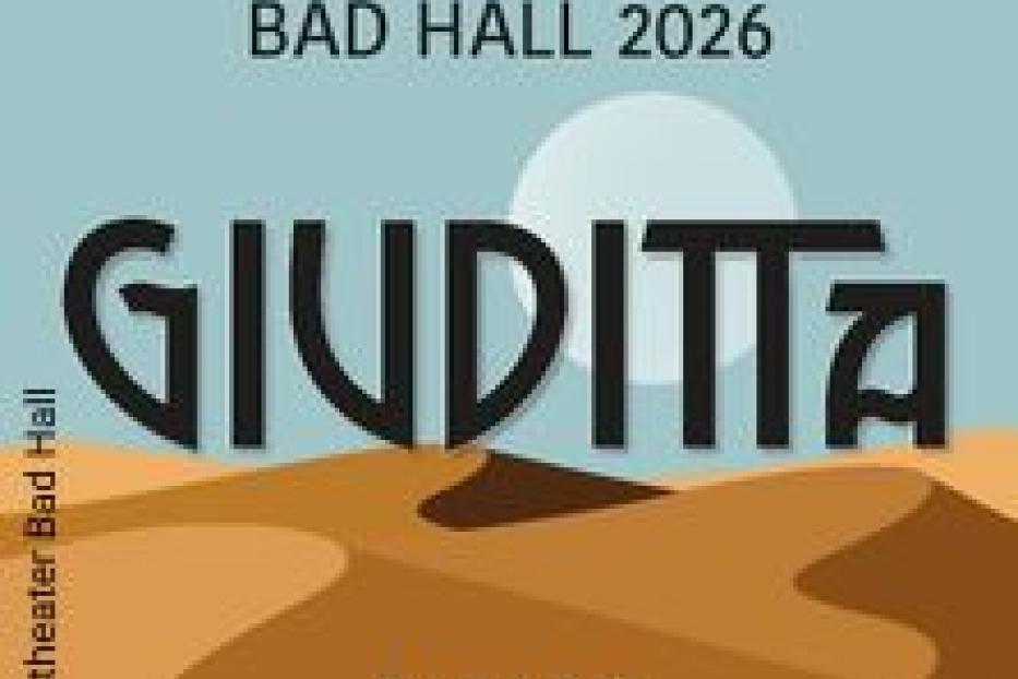 Das Plakat für die Operettenfestspiele Bad Hall 2026 zeigt „Giuditta“ von Franz Lehár.