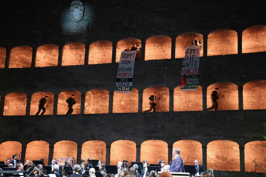 SALZBURGER FESTSPIELE 2025: ERÖFFNUNG - STÖRAKTION