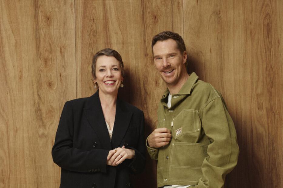 Die Schauspieler Olivia Colman und Benedict Cumberbatch