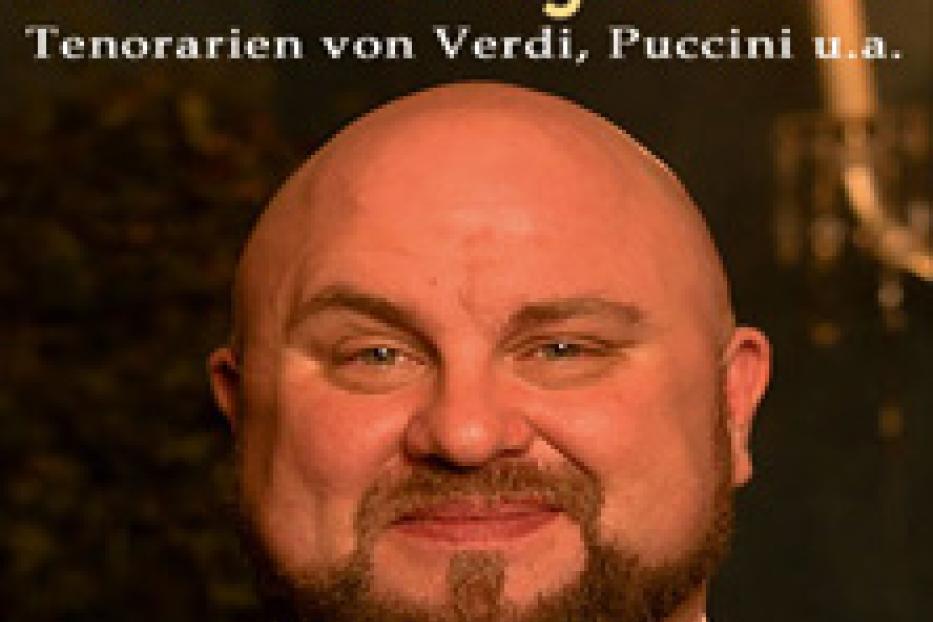 Ein Porträt von Max von Lütgendorff, angekündigt als „Oper in der Krypta“.