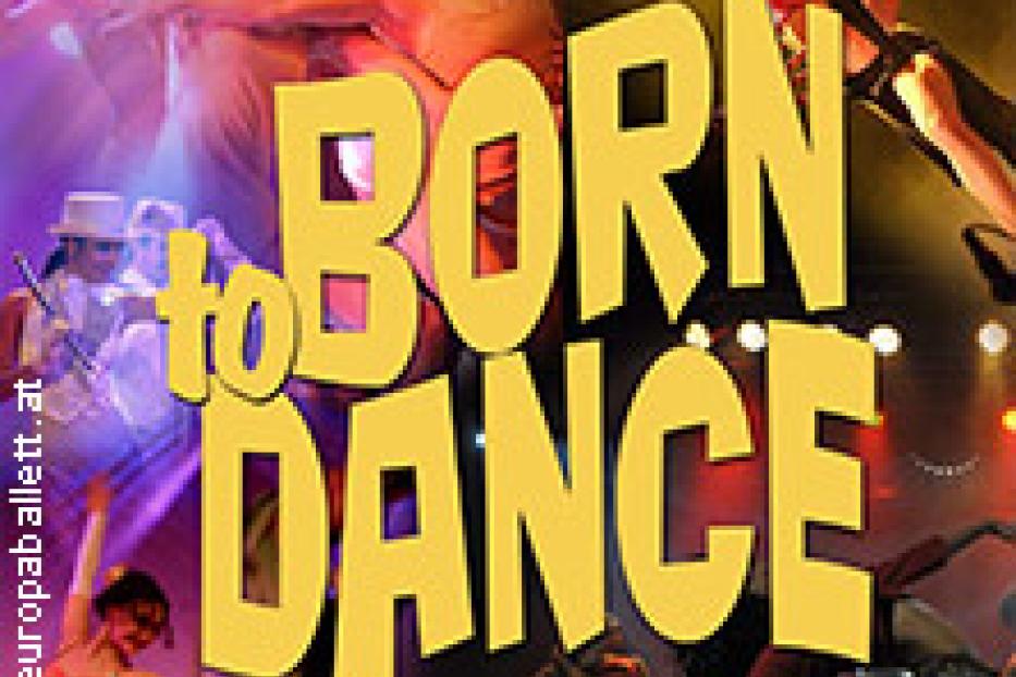 Das Bühnenbild für „Born to Dance“ zeigt verschiedene Tänzer in Bewegung.