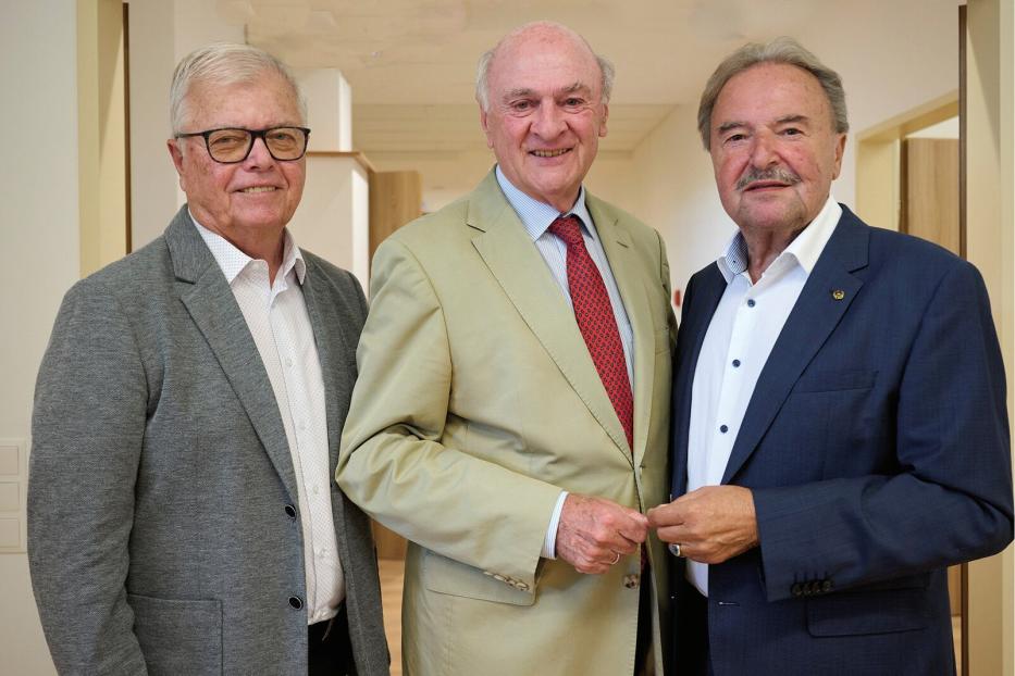 Die drei Autoren: Hans Tomsich, Erwin Pröll und Hans Rädler
