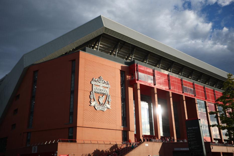Anfield Road in Liverpool