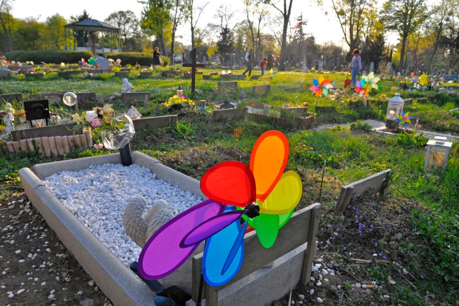 Babyfriedhof am Wiener Zentralfriedhof in Simmering