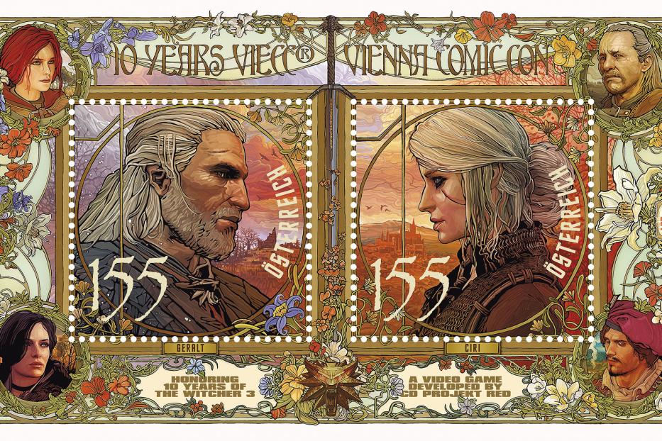 The Witcher 3 - Briefmarke