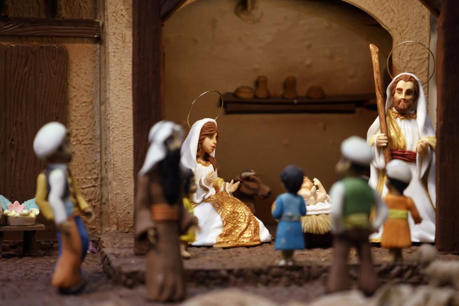 Chocolate-made nativity scene in Cordoba