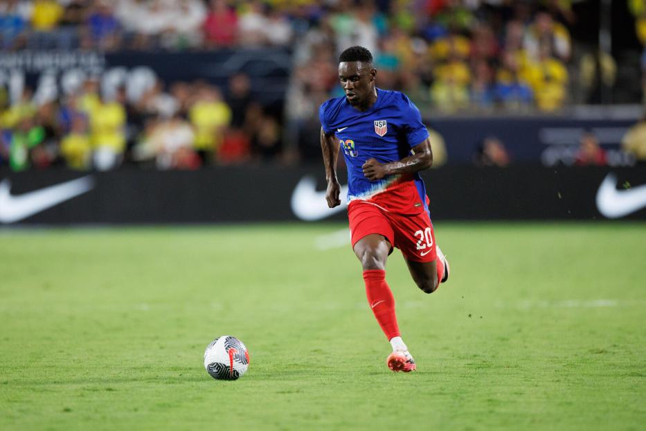 Soccer: Continental Clasico-Brazil at USA