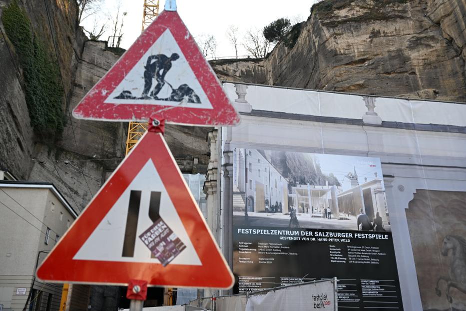 ++ THEMENBILD ++ SALZBURGER FESTSPIELE / BAUVORHABEN / UMBAU / GROSSBAUPROJEKT / SANIERUNG UND ERWEITERUNG / NEUTOR