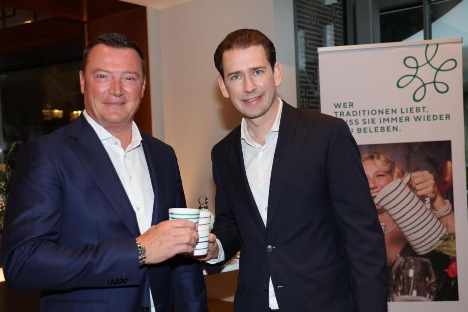 Markus Friesacher und Sebastian Kurz