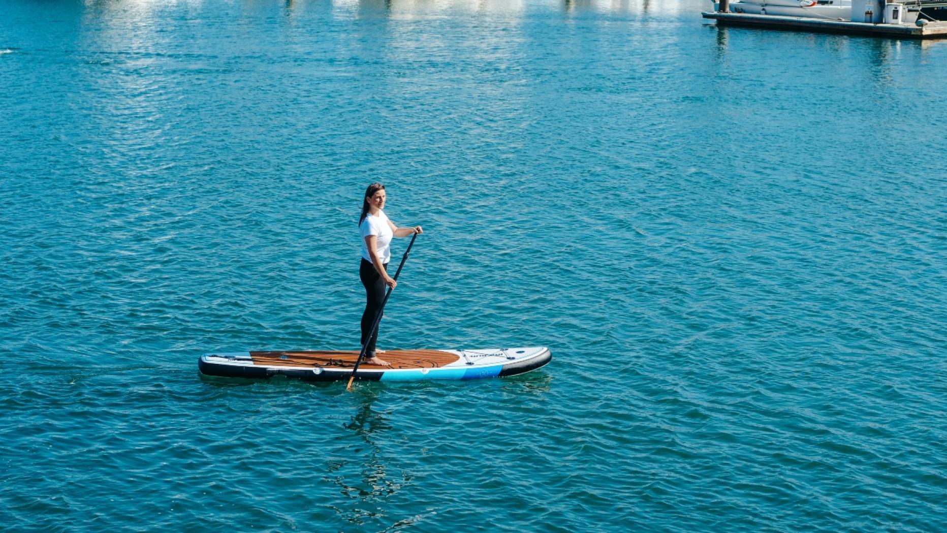StandUpPaddling in Wien Boards an der Donau