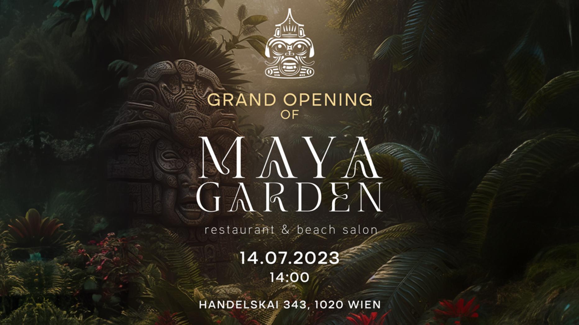 Maya Garden Neue Location eröffnet am Wiener Donauufer