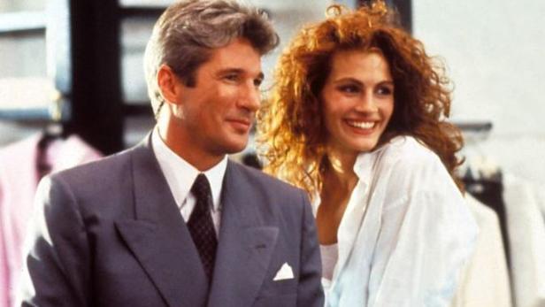 Richard Gere und Julia Roberts in einer Szene aus dem Film „Pretty Woman“.