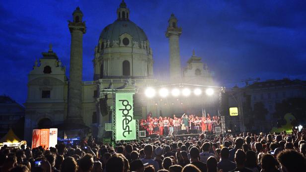 Pop und Fest am Wiener Karlsplatz: das Popfest