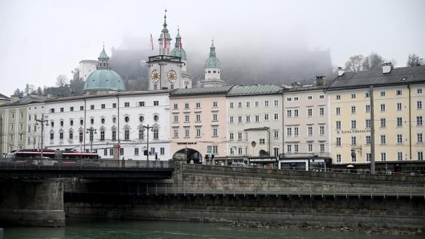 Graue Aussichten: Bei 1415 liegt die Sieben-Tage-Inzidenz aktuell in Salzburg Stadt.