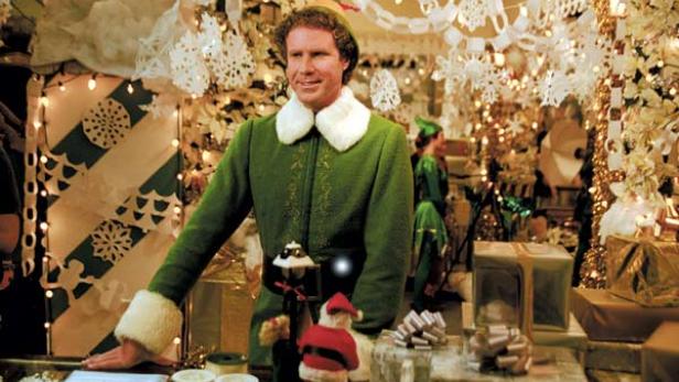 Will Ferrell als Buddy in dem Film „Elf“.
