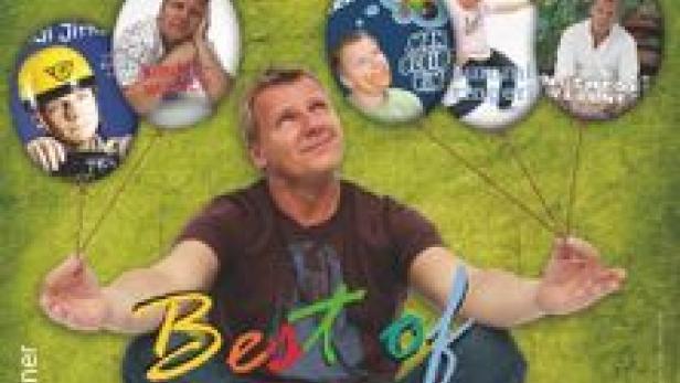 Das Cover des Albums „Best of“ von Fredi Jirkal zeigt den Künstler mit mehreren Bildern von sich selbst.