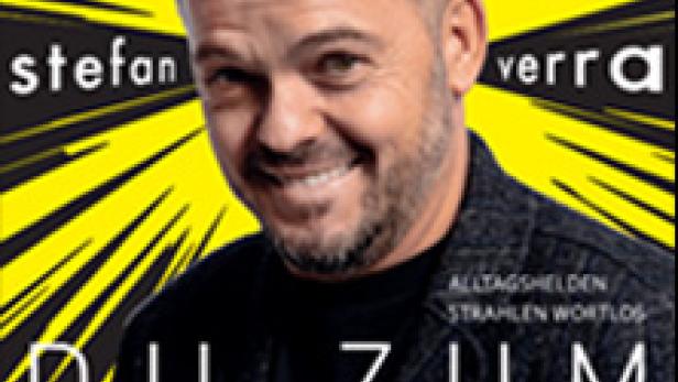 Das Cover des Buches „Du zum SuperDu“ von Stefan Verra mit einem Porträt des Autors.