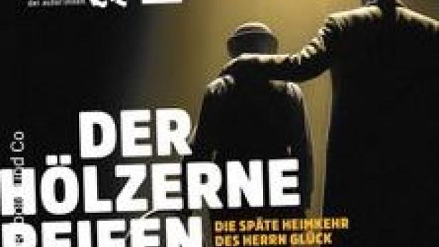 Ein Theaterplakat für „Der hölzerne Reifen“ von Heinz Janisch.
