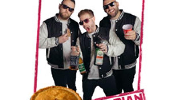 Die Band Los Brudalos wirbt für ihre „Bavarian Pie“-Tour.