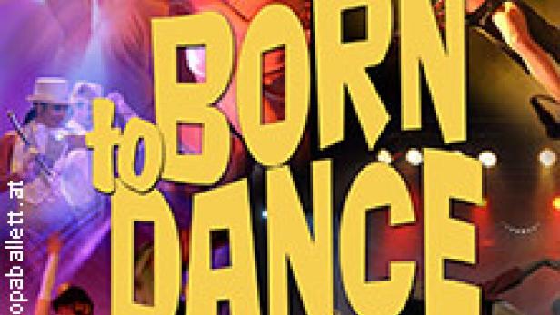 Das Bühnenbild für „Born to Dance“ zeigt verschiedene Tänzer in Bewegung.