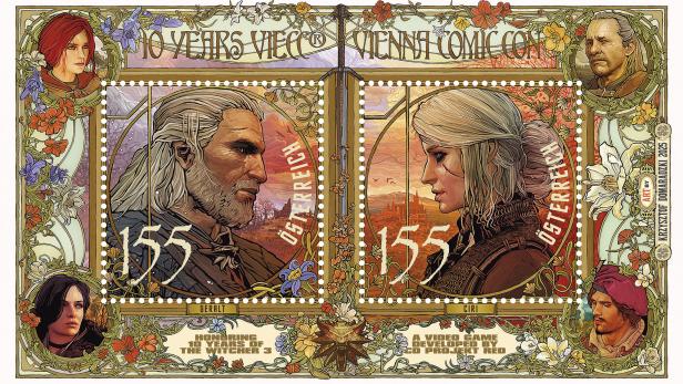 The Witcher 3 - Briefmarke