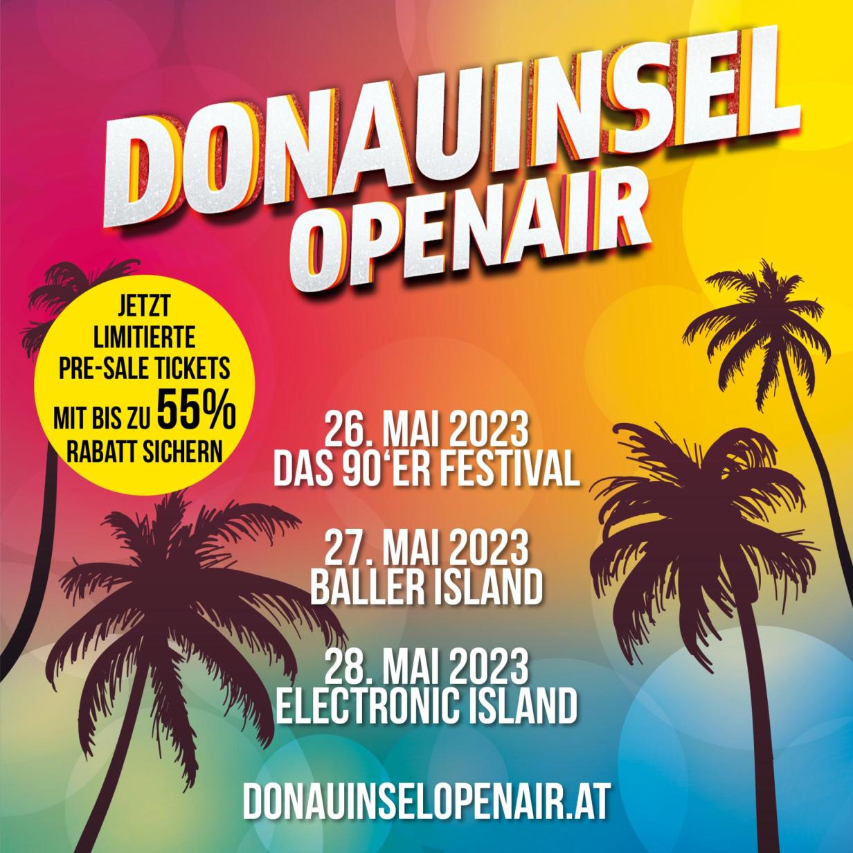 Donauinsel Open Air Festival: 2023 neu in Wien