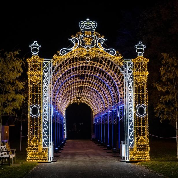 Illumina Lichtergarten im Schlosspark Laxenburg