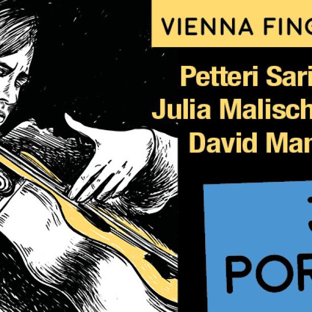 Ein Mann spielt Fingerstyle-Gitarre beim Vienna Fingerstyle Festival im Porgy & Bess.