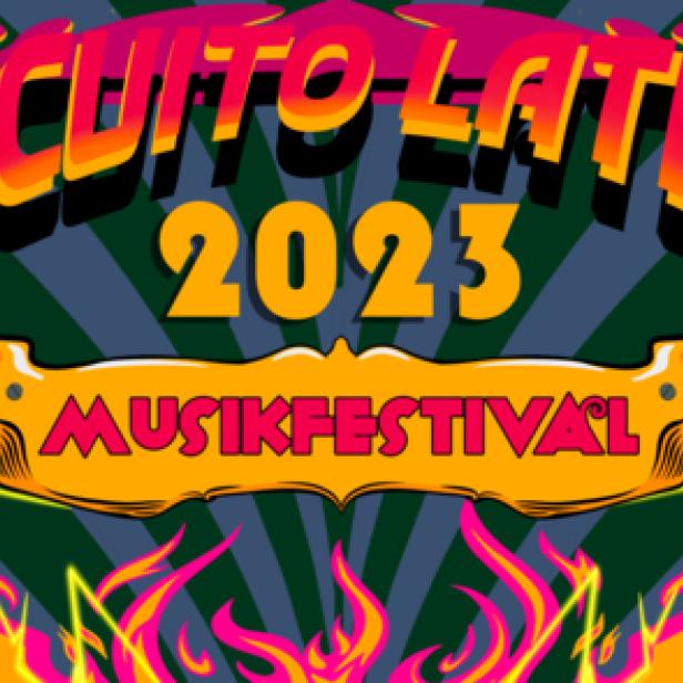 Werbung für das Circuito Latino Musikfestival 2023.