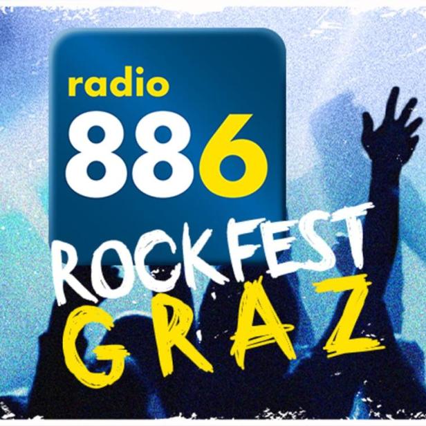 Silhouetten von Konzertbesuchern beim Radio 88.6 Rockfest Graz.