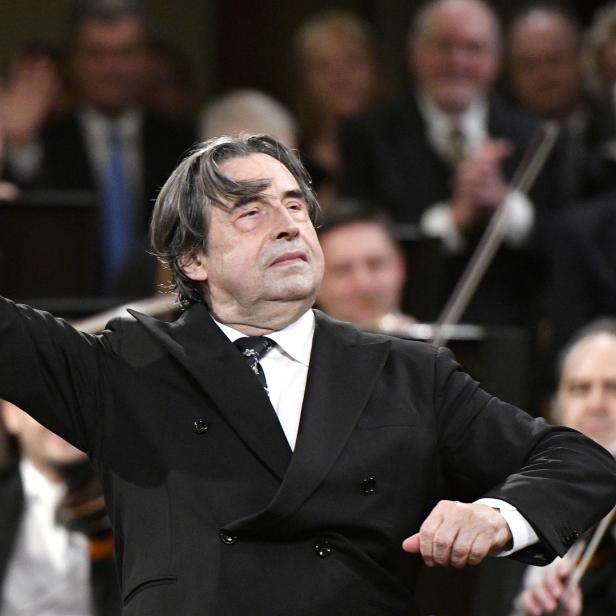 Riccardo Muti ist am Pult des Neujahrskonzert schon ein alter Hase