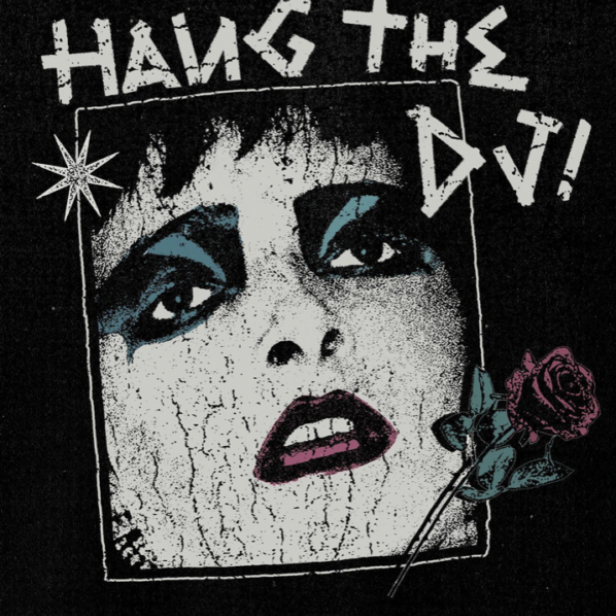 Ein Veranstaltungsplakat für eine „Hang the DJ!“-Afterparty am 23. Februar.