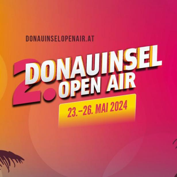 Werbung für das Donauinselfest Open Air vom 23. bis 26. Mai 2024.
